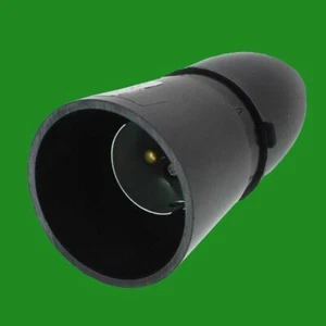 2x Schwarz T1 M10 Schraub Einstiegsleuchte Pendelleuchte B22 Fassung Bajonett Lampenfassung - Bild 1 von 6