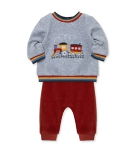 NWT Little Me Boy's Train Outfit Set Size 24 Months  - Bild 1 von 5