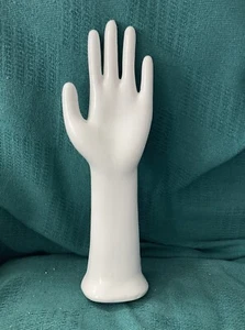 Vintage Industrial Ceramic Glove Mold LEFT HAND 12” Tall. Smaller Female - Picture 1 of 5