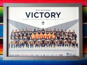 Framed 2019-20 MELBOURNE VICTORY A-League Poster - 45cm x 32cm x 3cm W-League - Bild 1 von 1