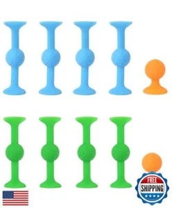 Suction Bath Toys for Toddlers - 10 Pcs Sensory Suction Cup Toys for Kids, St - Picture 1 of 5