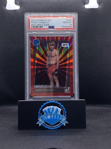 2022 Donruss UFC Paddy Pimblett Holo Red Laser RC PSA 10 58/75
