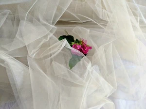 Nude Illusion Tulle 108" wide, shipping $3.99 first .20 each additional yard.  - Picture 1 of 5