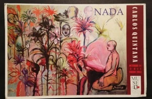 Cuban Art Exhibition Flyer "Nada" Carlos Quintana Cuban Contemporary Art - Bild 1 von 5