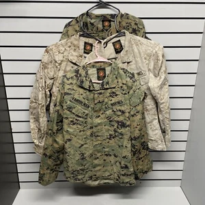 U.S. MARINES Jacket Button Up SM-SHT Lot of 4 - Picture 1 of 24