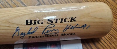 ИЗЯЩНЫЙ подлинный с автографом гигантов Гейлорд Перри HOF 91 официальный бита JSA COA - Изображение 1 из 3