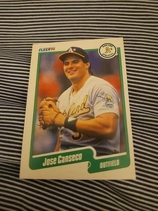 1990 Fleer #3 Jose Canseco Oakland Athletics NM - Bild 1 von 2
