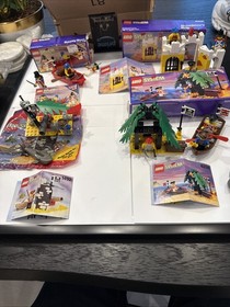 Lego Pirates 6258 Smuggler's Shanty Set (1992): 6259, 6247, 1492 With Boxes Inst