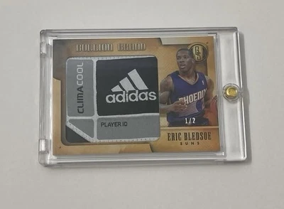 Lingotes Panini Gold Standard 2013-14 marca Eric Bledsoe #1/2 ¡ETIQUETA DE LAVANDERÍA ADIDAS! Foto 1 de 2
