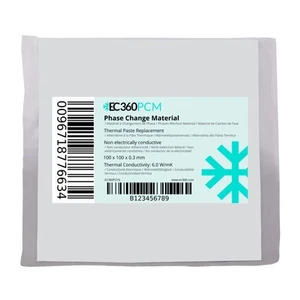 EC360® PCM Phasen-Wechsel-Material / Wärmeleitpastenersatz (100 x 100 x 0.3 mm) - Picture 1 of 5