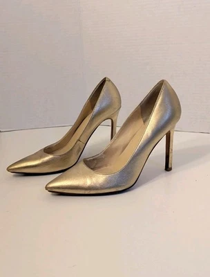 Women's Ivanka Trump Point Toe Pump High Heels  Gold Metallic 6.5M - Image 1 of 4