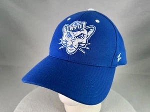 BYU Cougars Hat Cap Fitted XL Throwback Cosmo Logo Brigham Young Zephyr Z Hat - Picture 1 of 24