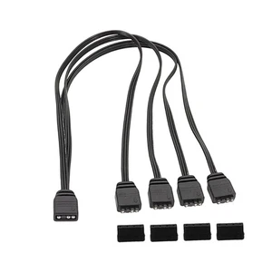 Improve Lighting Effect 5V3Pin ARGB Splitter Cable 3Pin Addressable RGB Splitter - Picture 1 of 10