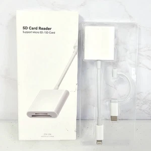 USB C 2 in 1 Hub Converter Type-C Adapter SD Card Reader For MacBook Pro Laptop - Picture 1 of 11