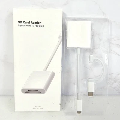 USB C 2 in 1 Hub Converter Type-C Adapter SD Card Reader For MacBook Pro Laptop - Image 1 of 4