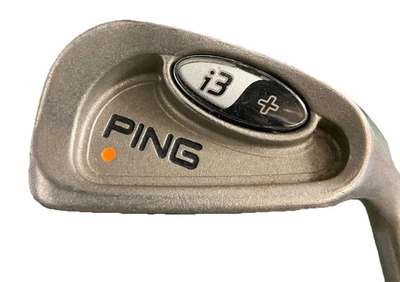 Ping I3 Plus 3 Iron Orange Dot 2* Flat RH Men's Stiff Steel 38.5" Nice Wrap Grip - Image 1 of 4