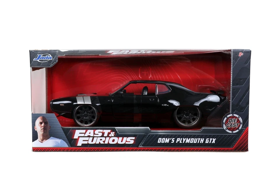 Jada 1/24 Fast & Furious Dom's 1971 Plymouth Gtx 98292 - Immagine 1 di 4