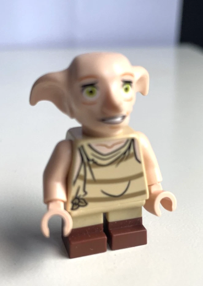 Dobby (Elf) - Open Mouth worried Harry Potter LEGO minifigure hp534 76453 - Image 1 of 2