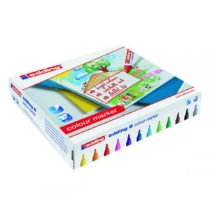 Edding 8 Colour Marker Assorted Colours Classpack Pack 144 - 4-51910 - Picture 1 of 1