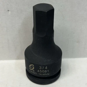 Sunex Tools 3/4” Unidad 3/4” Hex Driver Enchufe de Impacto 45061 NUEVO - Imagen 1 de 1