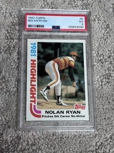 PSA 3 BASEBALL CARD 1982 TOPPS NOLAN RYAN HOUSTON ASTROS HOF HIGHLIGHT - Bild 1 von 1