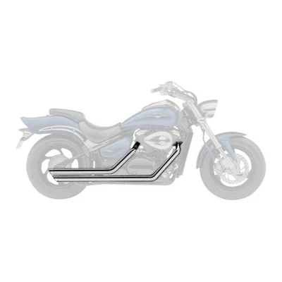 Cobra Streetrod Slash-Down Chrome Exhaust System (3917) - Image 1 of 2