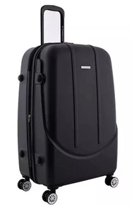 New 2Piece Travellers Club Black Spinner Suitcase Set 24” and 20” - Picture 1 of 13