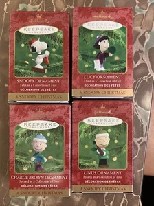 Hallmark Keepsake Ornament Peanuts a Snoopy Christmas linus charlie lucy snoopy - Picture 1 of 1