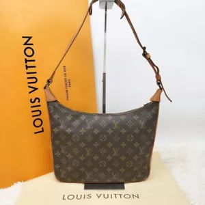 LOUIS VUITTON Boulogne 30 Shoulder Bag Monogram Leather Brown M51265 No box - Picture 1 of 10