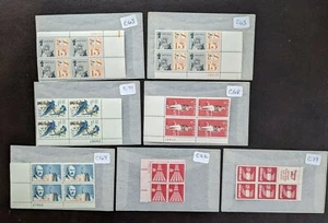 US Air Mail Stamp Block Collection Scott #C72-C79 Mint Never Hinged - Picture 1 of 7