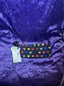 Kipling Zip Top Barto Wild Heart Print Nylon Wallet/Pouch New NWT-8”x4”x.75” - Picture 1 of 6