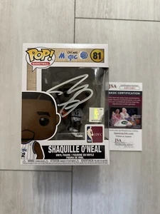 SHAQUILLE O'NEAL signed Funko POP Orlando Magic NBA Basketball SHAQ 81 JSA COA - Picture 1 of 3