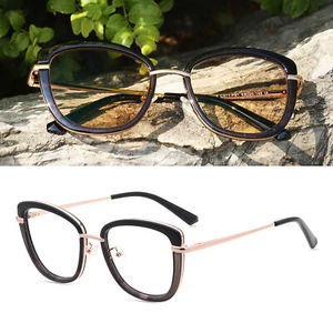 Classic Eye Cat Photochromic Brown Reading Glasses Single Vision Sunglass Reader - Bild 1 von 17