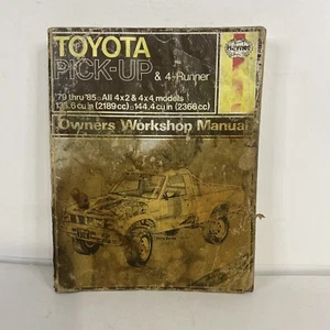 Haynes 656 Toyota Pick-Ups & 4-Runner 1979 thru 1995 Automotive Repair Manual - Picture 1 of 14