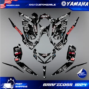 yamaha Raptor 700 700R graphics kit 2013 2014 2017 to 2025 decals stickers atv - Picture 1 of 6