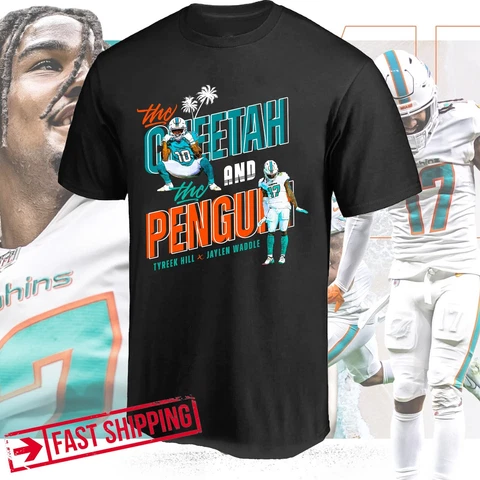 Miami Dolphins Tyreek Hill And Jaylen Waddle Miami Florida Football T-Shirt Cover