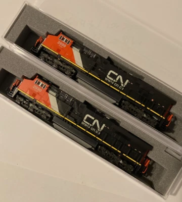 KATO 1768950  1768951 N  SCALE 2 LOCO SET GE ES44AC CANADIAN NATIONAL #2930 2899 - Image 1 of 2