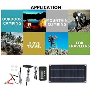 600W Solar Panel Charger High Efficiency Lightweight Portable Solar Panel Ki BEL - Picture 1 of 23