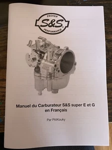 manuel Français du Carburateur S&S Super E/G - Imagen 1 de 3
