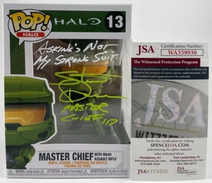 Steve Downes Signed HALO Master Chief Funko POP #13 B Autograph JSA COA - Picture 1 of 6