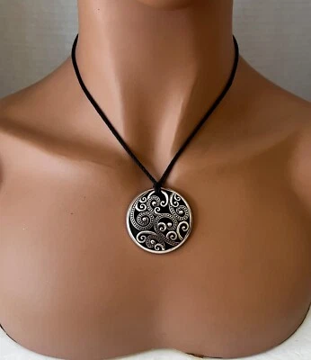 COLLAR Reversible BRIGHTON MEDALLION GRANDE Disco Cordón Foto 1 de 4