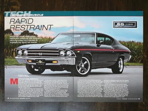 Chevrolet Chevelle 1969 6 páginas artículo de color original - 823 - Imagen 1 de 3