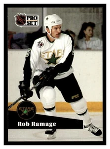 1991 Pro Set  #407 Rob Ramage - Minnesota North Stars - Picture 1 of 2