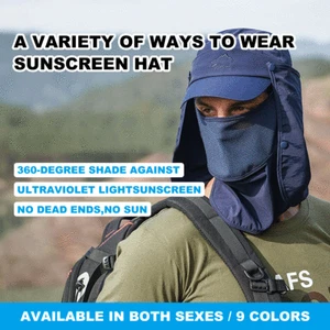Quality Men Womens Legionnaire Sun Hat Neck Throat Flap Cover UV Protection New - Picture 1 of 21