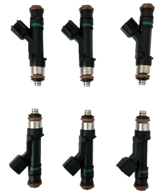 Fuel Injector 08-11 3.3L 3.8L SET of 6 Wrangler Caravan OEM Factory 04861667AA Foto 1 de 4