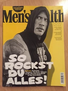 🌸🌸 MENS'H HALTH 12-2022 DWAYNE JOHNSON Magazine, Germany - Picture 1 of 1