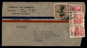 Mayfairstamps Colombia Tropical Oil Bogota to Toronto Canada Cover aar_79457 - Picture 1 of 2