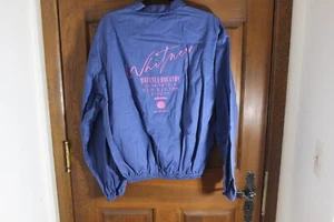 Chaqueta azul Whitney Houston World Moment Of Truth Tour Japón 1988 L LEER - Imagen 1 de 6
