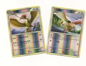 RARE FEAROW #15 & SPEAROW #62 - HS UNLEASHED Pokemon Card Set - REV HOLO NM/M - Picture 1 of 1