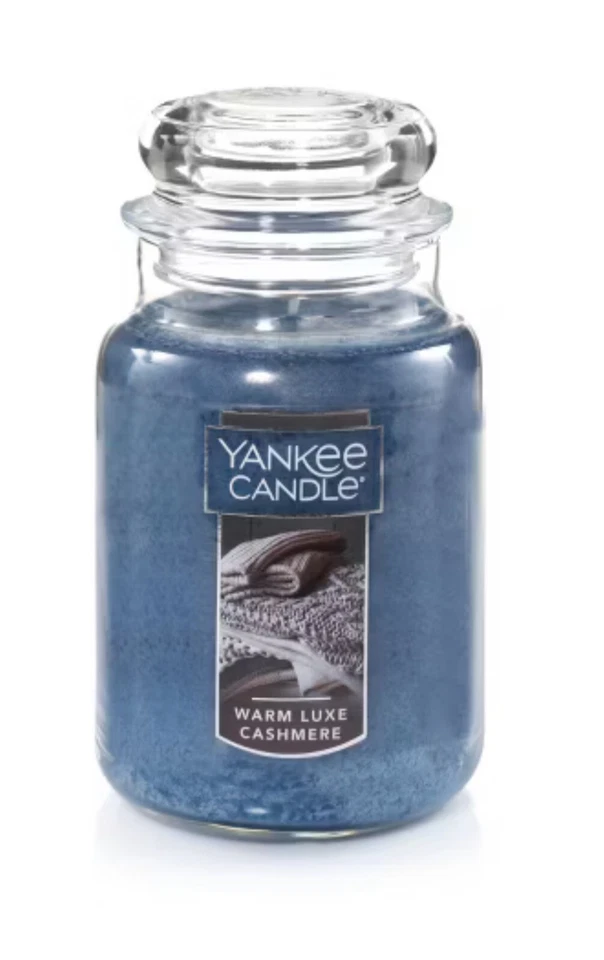 Tarro grande de cachemir Yankee Candle Warm Luxe de 22 oz Foto 1 de 1